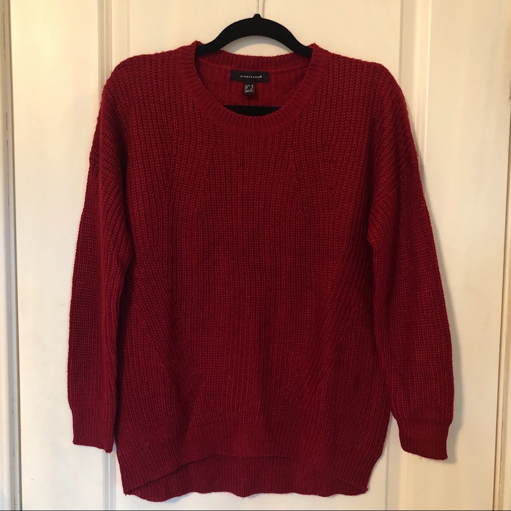 Red Knit Sweater